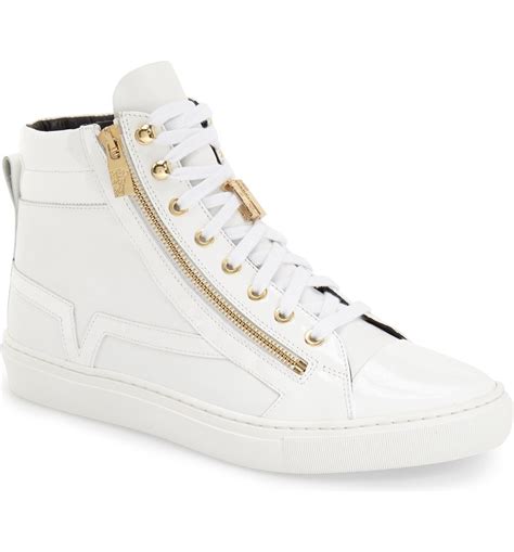 versace collection high top sneaker|high top versace sneakers men.